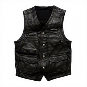 Men's 100% Polyester Reversible Waterproof Vest Relaxed Fit Sleeveless <b>Waistcoat</b> Vintage Casual Streetwear OEM ODM Wholesale - Product Image 1