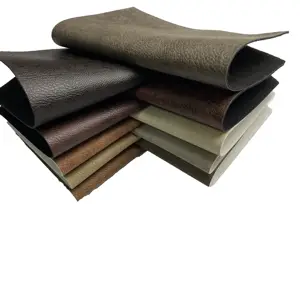 Embossing leather fabric 100% PVC synthetic leather for bags and shoes