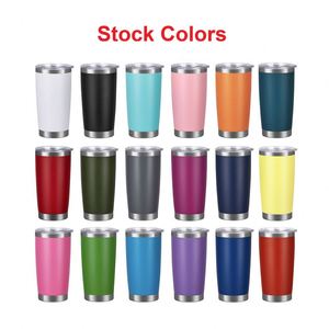 Gobelet isotherme en acier inoxydable à double paroi de 20 oz, sans BPA, avec revêtement en poudre, tasse de voyage en métal de 20 oz, mug à café avec couvercle - Product Image 2