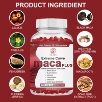 Meilleures Gummies Ultime Courbe Maca Plus Pour les Fesses et les Hanches, 7500mg Racine de Maca pour Femme