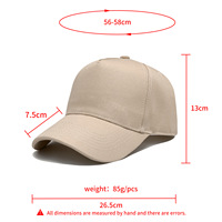 Casquette de baseball unisexe en PVC couleur unie à six panneaux avec visière rigide, idéale pour les sports décontractés en extérieur et le golf, tour de tête 48-50 cm