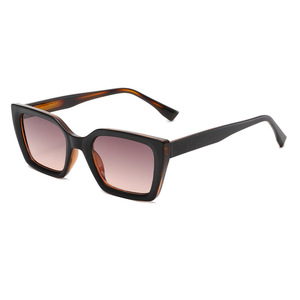 Gafas de Sol de Plástico Reciclado, Diseño Negro para Hombre, Gafas de Sol 2026, Protección UV400, Alta Calidad, Retro, Cuadradas - Product Image 1