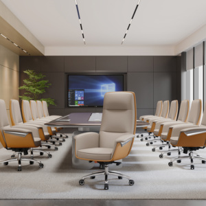 Silla de Oficina Ejecutiva Ergonómica Ajustable - 360 °   Silla de Masaje Giratoria con Reposacabezas - Product Image 3