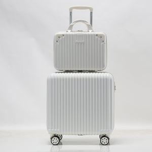 Bagage <span class=keywords><strong>cabine</strong></span> 18 pouces avec roues pivotantes <span class=keywords><strong>Valise</strong></span> de <span class=keywords><strong>cabine</strong></span> Coque rigide Roues roulantes lisses pour sac de voyage léger - Product Image 4