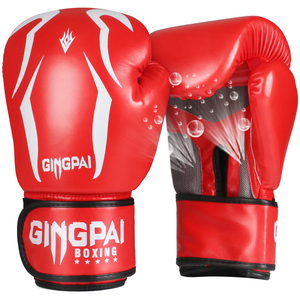 Người Đàn Ông Chuyên Nghiệp Của Phụ Nữ Trẻ Em Găng Tay Đấm Bốc Trong 6/8/10/12Oz PU Da Cho MMA Muay Thái Sanda Trẻ Dành Cho Người Lớn Đào Tạo - Product Image 4