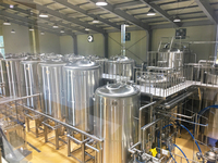 Solutions clés en main pour brasseries : ligne de production de bière artisanale de 2000L à 10000L avec cuves de fermentation automatisées