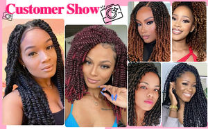 Lot de Cheveux <span class=keywords><strong>Afro</strong></span> Crépus Ondulés "Springy Twist" pour Tresses 10", Cheveux Synthétiques Nœuds Crépus Bouclés, Meilleures Coiffures Crépues pour Femmes - Product Image 6