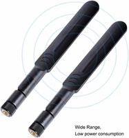 2 antennes Wi-Fi double bande 8dBi 24/58GHz avec connecteurs RP-/UFL/ et câbles pigtail de 15 cm pour routeurs sans fil, drones FPV/UAV, PS4