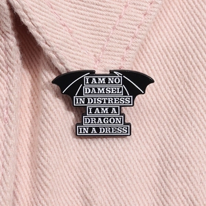 Broches en émail féministes pour femmes et filles, motif « Je suis trop maladroite pour être entourée de masculinité fragile », badges de revers en métal, bijoux cadeaux - Product Image 3