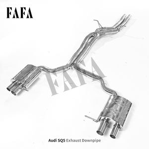 ऑडी वर्ग 5 के लिए स्टेनलेस स्टील निकास प्रणाली मध्य-पूंछ उच्च प्रदर्शन बिल्ली बैक निकास पाइप मफलर वाल्व निकास - Product Image 6