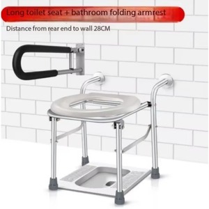 Adjustable Bath Chair with Unique Heavy Duty Crossbar Supports Shower Stool Safety Handicap Shower Chair for Inside Shower Seat - Product Image 4