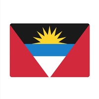 Tapis de sol en caoutchouc polyester imprimé drapeau d'Antigua, paillasson rectangulaire antidérapant 40*60cm pour la cuisine, l'entrée, la décoration intérieure et extérieure