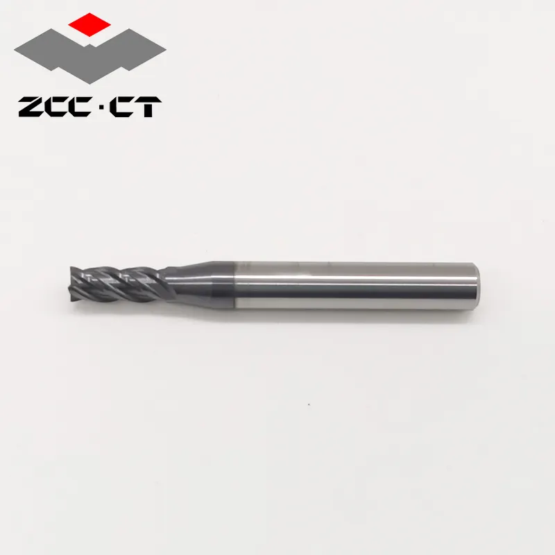 Zccct Carbide End Mill 60 Hrc Độ Chính Xác Cao Cho Khe Phay Ứng Dụng Rộng Rãi Cho Gia Công Hợp Kim Titan