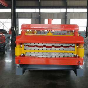 Tấm lợp hai tầng một máy tạo hình cuộn hình thang tráng men - Product Image 5