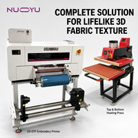 Imprimante UV DTF Nuoyu NY-A301 A3, ensemble neuf, tête d'impression automatique Epson I3200U1HD, encre UV, largeur 300 mm, 6 PASS/h, étiquettes personnalisées, broderie