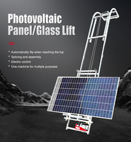 Plateformes élévatrices à vendre : Équipement de levage de panneaux photovoltaïques, mini-élévateur mobile électronique solaire manuel
