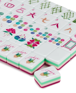 Juego <span class=keywords><strong>de</strong></span> 160 Fichas <span class=keywords><strong>de</strong></span> Mahjong Americanas Personalizadas <span class=keywords><strong>de</strong></span> Cuatro Capas con Letras, Disponibles en Stock - Product Image 4