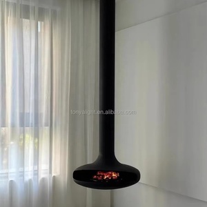 Chimenea Hotel Apartamento Restaurante Estufa <span class=keywords><strong>de</strong></span> calefacción <span class=keywords><strong>de</strong></span> <span class=keywords><strong>leña</strong></span> Chimenea colgante Suspendido Decoración interior - Product Image 2