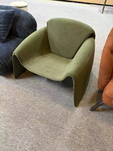Fauteuil inclinable minimaliste en bois style <span class=keywords><strong>Art</strong></span> Déco, <span class=keywords><strong>chaise</strong></span> individuelle pour salon, appartement, hôtel, <span class=keywords><strong>chaise</strong></span> Crab - Product Image 2