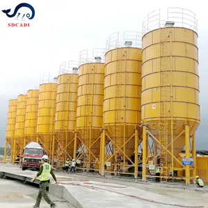 SDCAD marka özel özelleştirme kalsiyum karbonat tozu 3-1000 ton cıvatalı depolama çimento silosu
