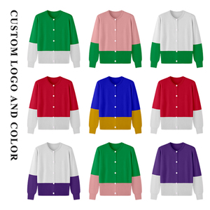 <span class=keywords><strong>Cardigan</strong></span> a maniche lunghe <span class=keywords><strong>donna</strong></span> personalizzato maglione greco lavorato a maglia <span class=keywords><strong>rosa</strong></span> causale e verde da <span class=keywords><strong>donna</strong></span> - Product Image 2