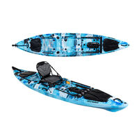 Kayak de pêche à pédales BIG Dace Pro Angler 13 pieds, bateau de pêche en HDPE, kayak de mer à vendre, surf en plein air