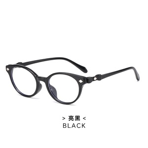 SPOEN <b>Eyeglasses</b> <b>Frames</b> Round Full Rim Lightweight Anti Blue Light Unisex Fashionable Spectacles For Daily Wear - Product Image 2