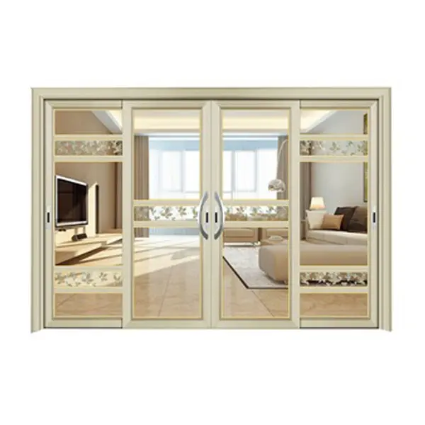Interior door aluminum alloy sliding door 1.6mm can be customized partition door
