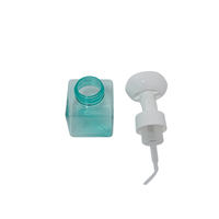 Flacon de gel douche carré à pression, flacons de mousse, flacons de savon liquide en plastique, flacon multi-compartiments pour la vente
