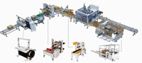 Ligne d'emballage automatique à grande vitesse pour l'ouverture et la formation de cartons NY-TKXM-500, machine à ériger des cartons