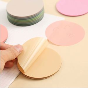 Ultra-Fine 500-Sheet Morandi Semi-Translucent Sticky Notes Fluorescent Tabs Self-Adhesive Tear-Off <b>Bookmarks</b> for Office School - Product Image 6