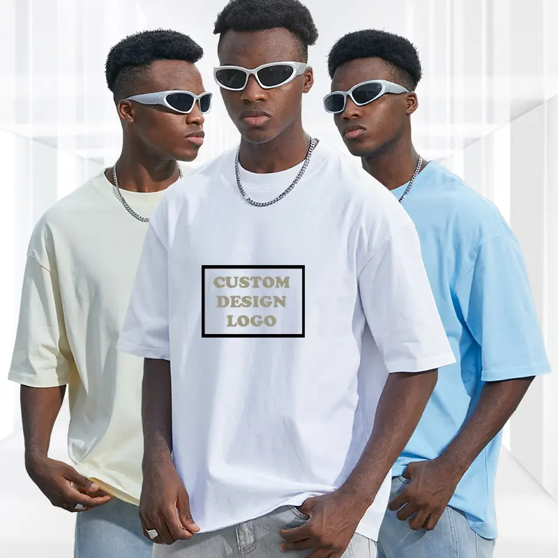 Vente en gros T-shirt 100% coton T-shirt unisexe à col rond T-shirt personnalisé avec logo imprimé pour hommes