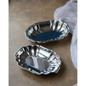 Plateau de service et élégante corbeille à légumes Gabriella P. Sheffield Angleterre - Product Image 4