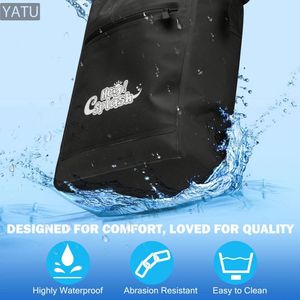 야외 수영 캠핑 스키 반사 로고 35L 드라이 배낭 기밀 방수 백팩 방수 백팩 트렌디 - Product Image 4