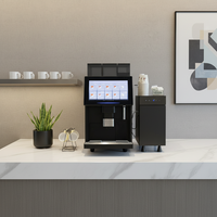 Machine à café entièrement automatique professionnelle pour la préparation de café au lait frais, idéale pour l'Italie, pour une utilisation sur table intelligente