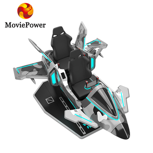 9D Realidad Virtual VR Avión <span class=keywords><strong>Simulador</strong></span> Diversión Parque Temático Vuelo Entrenamiento Avión Cabina Arcade VR Juego <span class=keywords><strong>de</strong></span> Disparos - Product Image 6