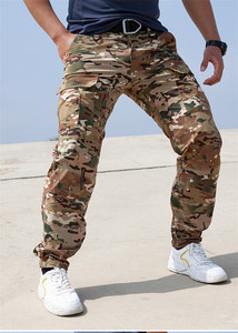 Pantaloni Tattici Estivi Consul da Uomo, Pantaloni Antivento ad Asciugatura Rapida, Leggings Mimetici Multi-tasca per Attività all'Aperto - Product Image 5