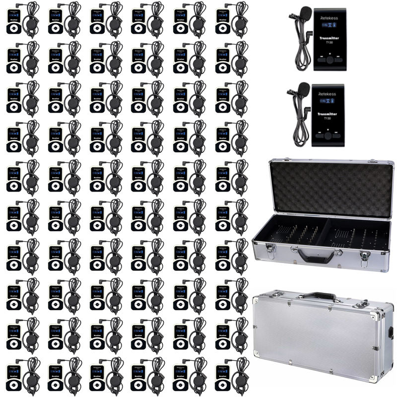 2 transmisores + 60 receptores + caso de carga con 64-Port