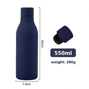Botellas de Agua Aisladas con Logotipo Personalizado, Ecológicas, de 550 ml, Deportivas, de Doble Pared, de Acero Inoxidable y Cobre, con Forma de Lata de Refresco - Product Image 2