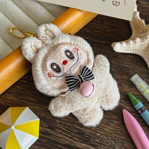 Kıdemli üretici toptan özel şanslı küçük hayvanlar peluş oyuncak kolye bebek kolye peluş oyuncak anahtarlık - Product Image 3