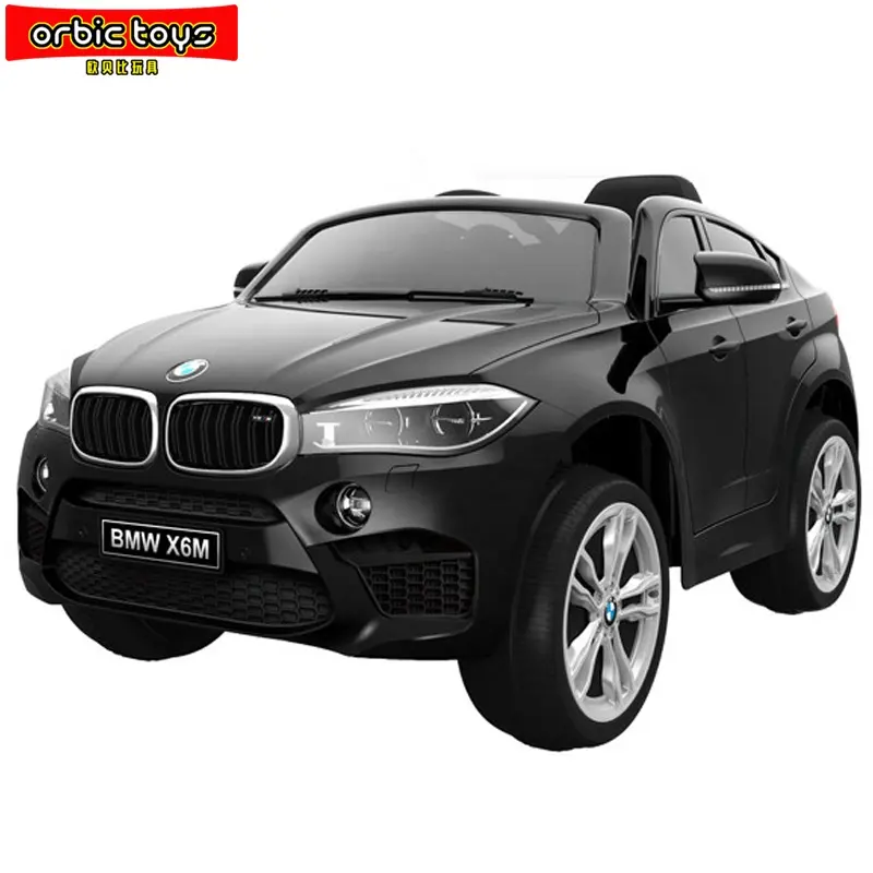 Fabrik preis kinder BMW X6M lizenzierte autos kinder fahrt auf fernbedienung spielzeug auto kinder elektrische batterie auto mini buggy