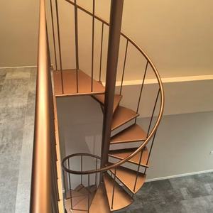 Bestseller Spiralförmige Stahltreppe Runde Treppe Wendeltreppe für Außenbereich Geeignet für Haus und Villa - Product Image 3