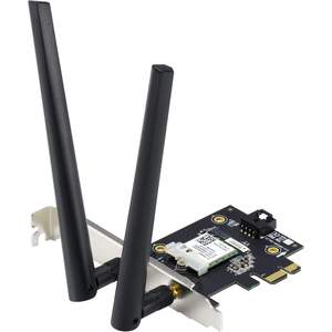Adaptador Wifi 6 Pce Ax1800 al por Mayor, 1800Mbps, Bluetooth 5.2, para PC de Escritorio, con 2 Antenas Externas, Negro - Product Image 1