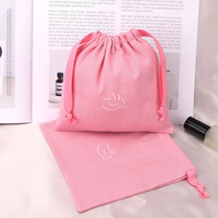 Petit sac coloré personnalisé de cadeau de fête d'anniversaire de mariage de Noël de lin de coton pour l'emballage pochette de coton de la poussière de cordon