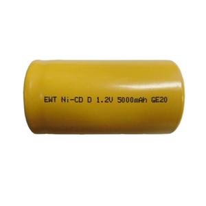 סוללת EWT 2025 אספקת סוללות ניקל-קדמיום 1.2V 8000mAh דגם F8000 גודל F/D ראש שטוח -20~70C - Product Image 4