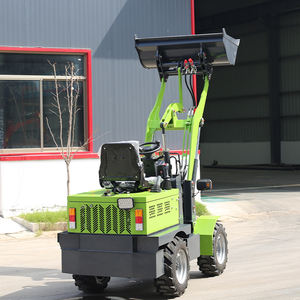 Loader Listrik Mini dengan Roda Depan Bertenaga Baterai, Laris Manis, Dilengkapi Aksesoris, Kapasitas 1 Ton, Micro Skid Steer Loader - Product Image 5