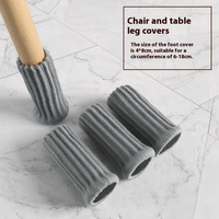 Accessoire de meuble en plastique vente en gros couvre-pied de chaise antidérapant épaissi pied de table muet résistant à l'usure pour table et chaise