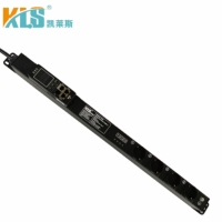 KLS Smart Series 16A monophasé AC PDU 4 prises standard allemandes Équipement de distribution de données télécommandé