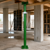 Étai de coffrage réglable en acier Q235 peint vert avec tête en U et goupille de verrouillage, garantie 1 an pour le support de coffrage de dalle