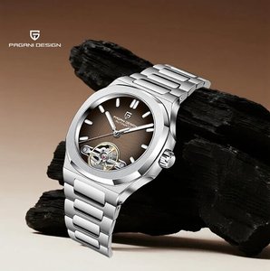 2025 PAGANI DESIGN YS025 New Skeleton Tourbillon <strong>Men's</strong> Mechanical <strong>Watches</strong> Top Luxury Automatic <strong>Watch</strong> for <strong>Sporty</strong> Wristwatch - Product Image 1